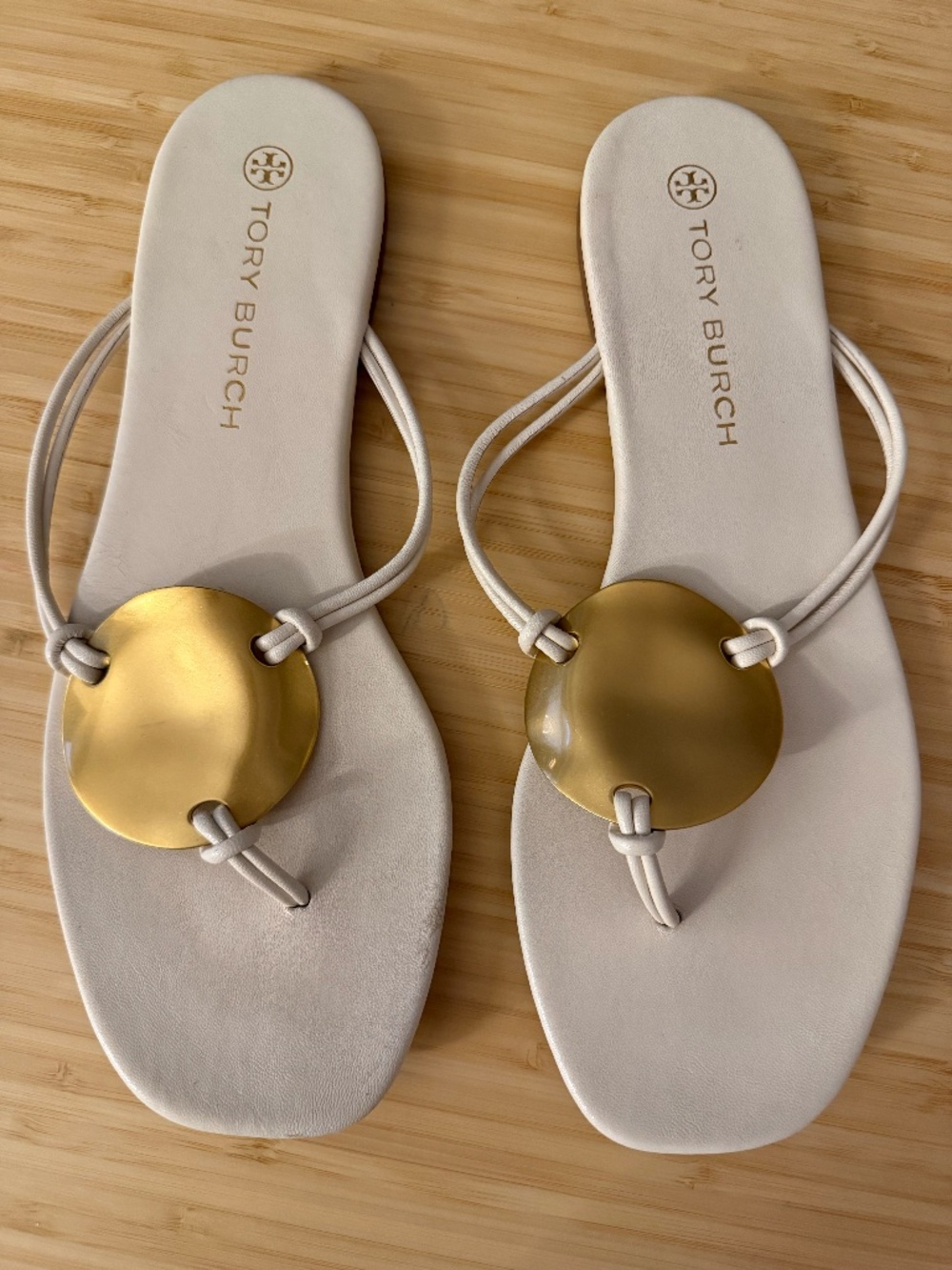 Tory Burch Patos Leather Sandals